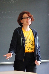 Libby Cudmore taught "SciFi, Fantasy & Mystery, too!" in Week 2