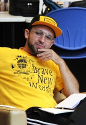 Eric “Myster-E” Shandroff taught “Poetry SHOUT OUT” in Week 3