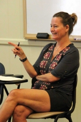 Lesley Scammell taught “Exploring Playwriting” in Week 3